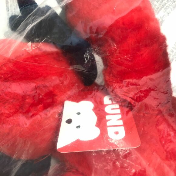 NEW Gund Red Dinosaur Plush Stuffed Animal Soft Toy Carson Triceratops 12" - Picture 4 of 6